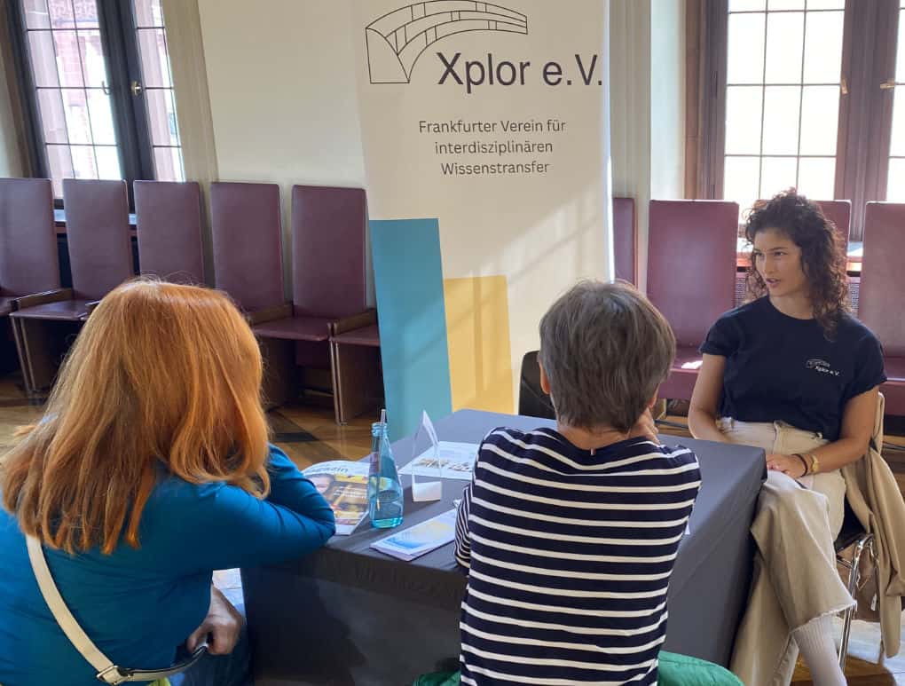 Informationsstand von Xplor e.V. bei einer Veranstaltung